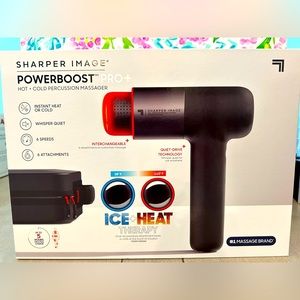 Sharper Image Powerboost Pro+ Hot Cold Percussion Massager